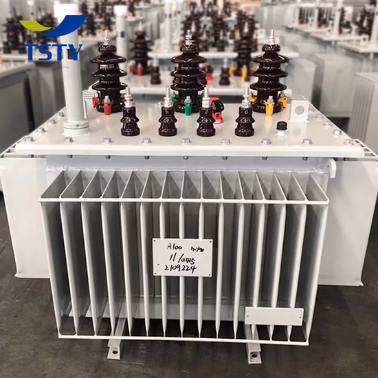 50 200 300 315 500 кВА 11 33 кВ 0,4 кВ Высоковольтный трехфазный 3-ступенчатый электрический масляный погружной распределительный трансформатор